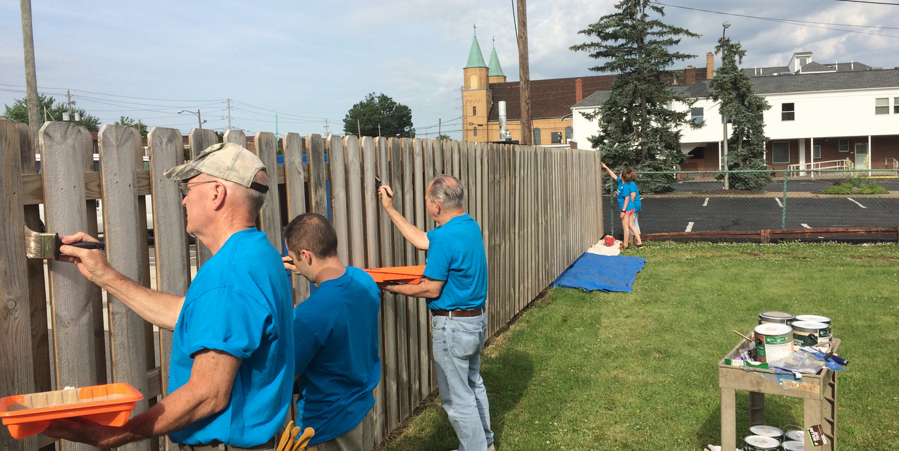 St. Ladislas parishioners tackle projects during annual day of service