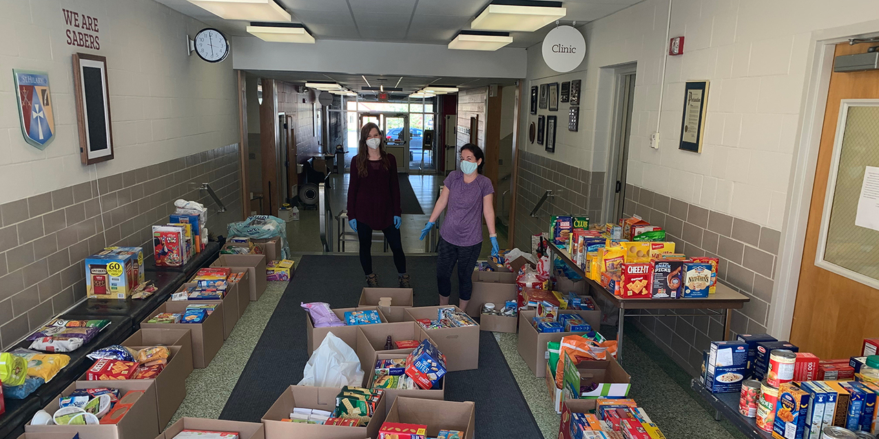 Schools across the diocese collect food, essential items to aid ...