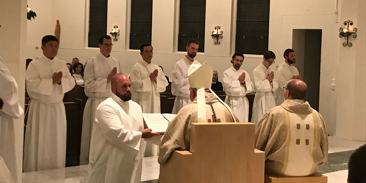 Seven seminarians instituted into ministry of lector