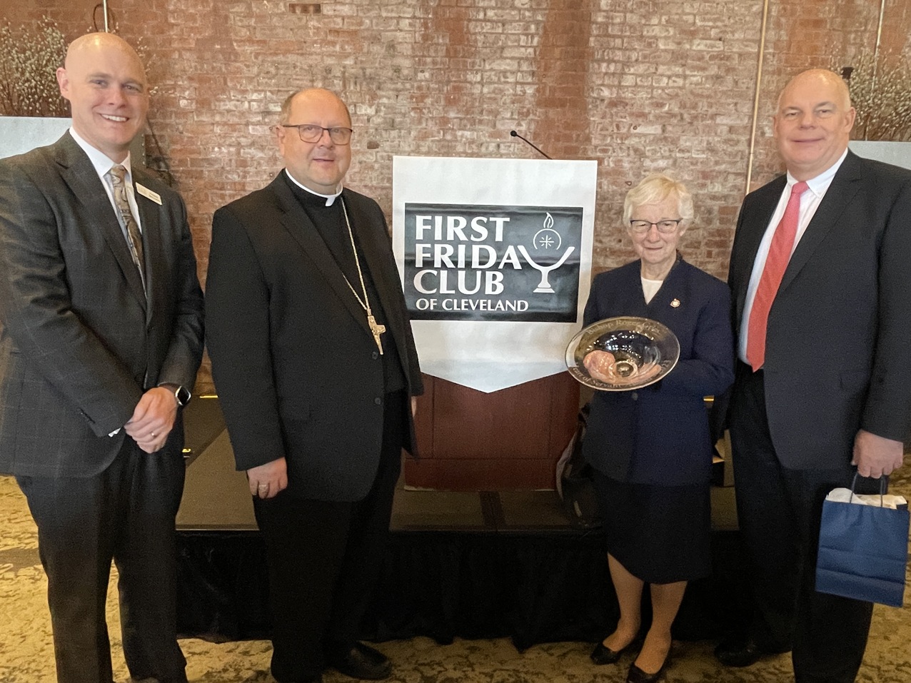 Bishop Malesic presents ‘State of the Diocese’ to First Friday Club of Cleveland