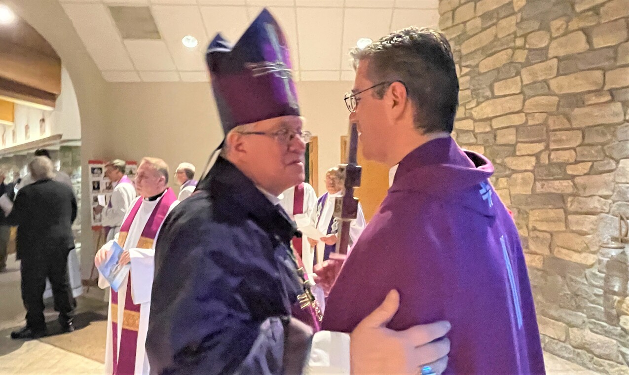 Bishop Woost Dedicates New Altar At St Brendan Parish