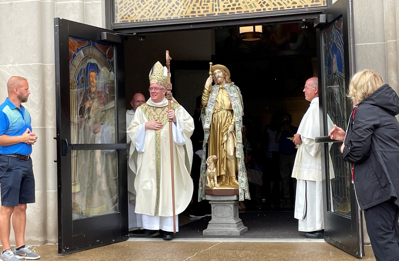 Rain cancels St. Rocco procession but doesn’t dampen parishioners’ enthusiasm