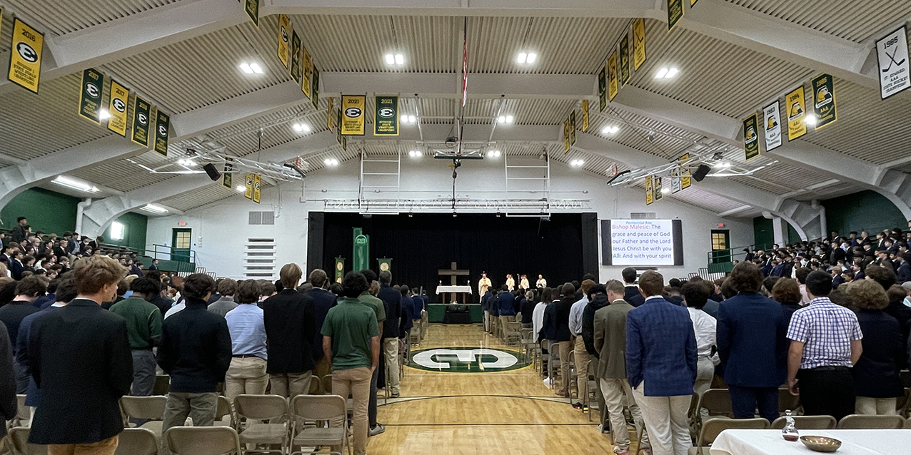 ‘be Saints Among Us,’ Bishop Tells St. Edward High School Community