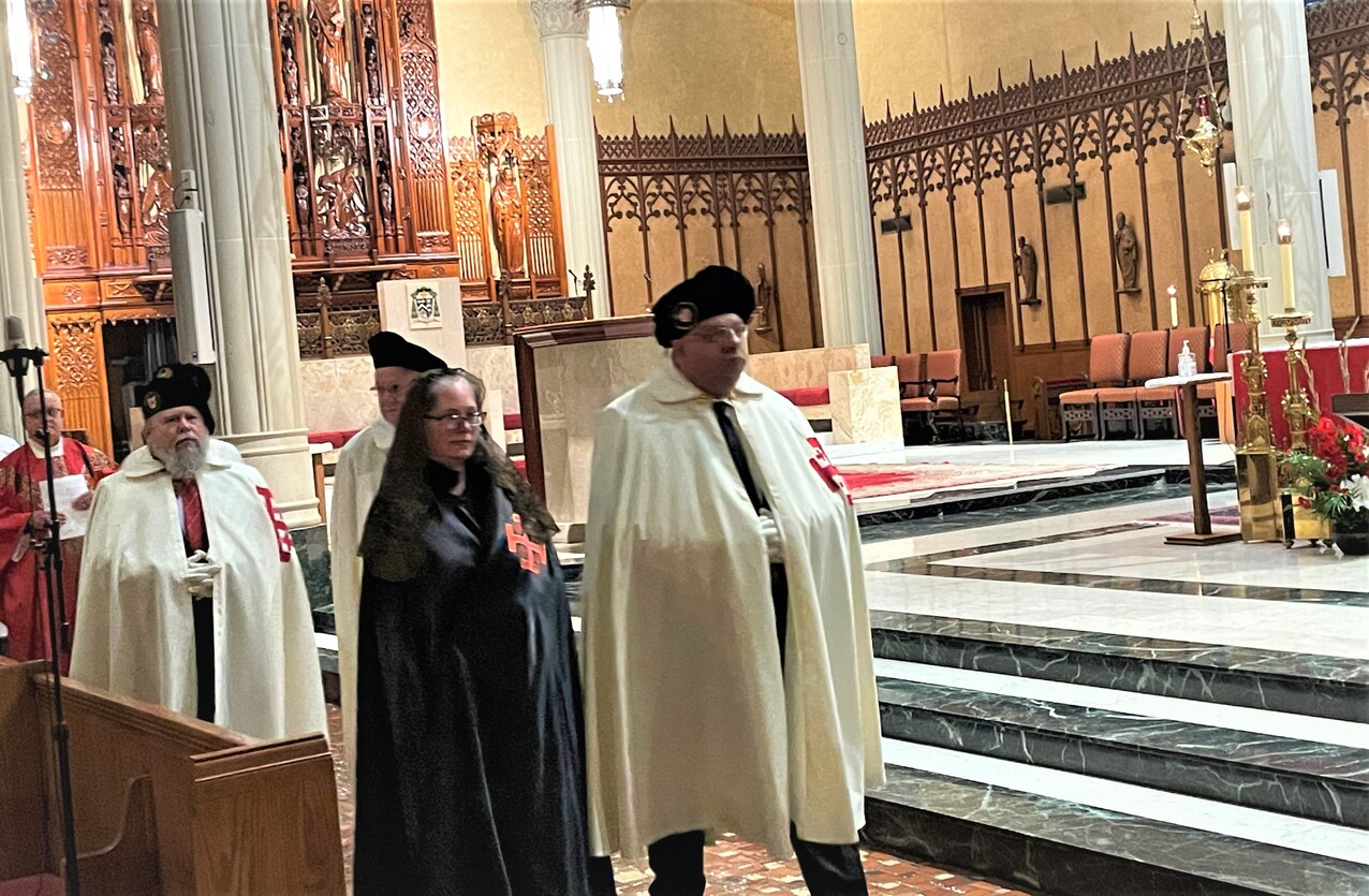 Bishop Malesic marks second anniversary of installation with Knights of Holy Sepulchre