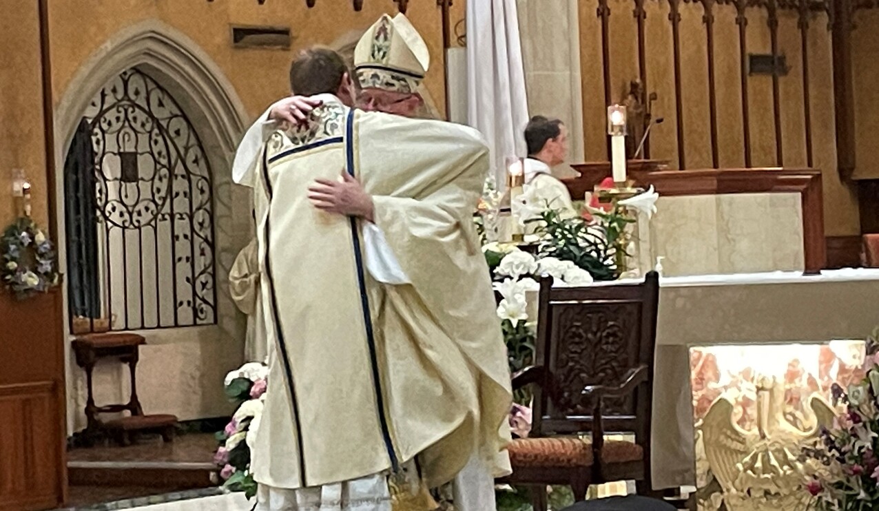 Newly ordained deacon begins ministry of service in diocese