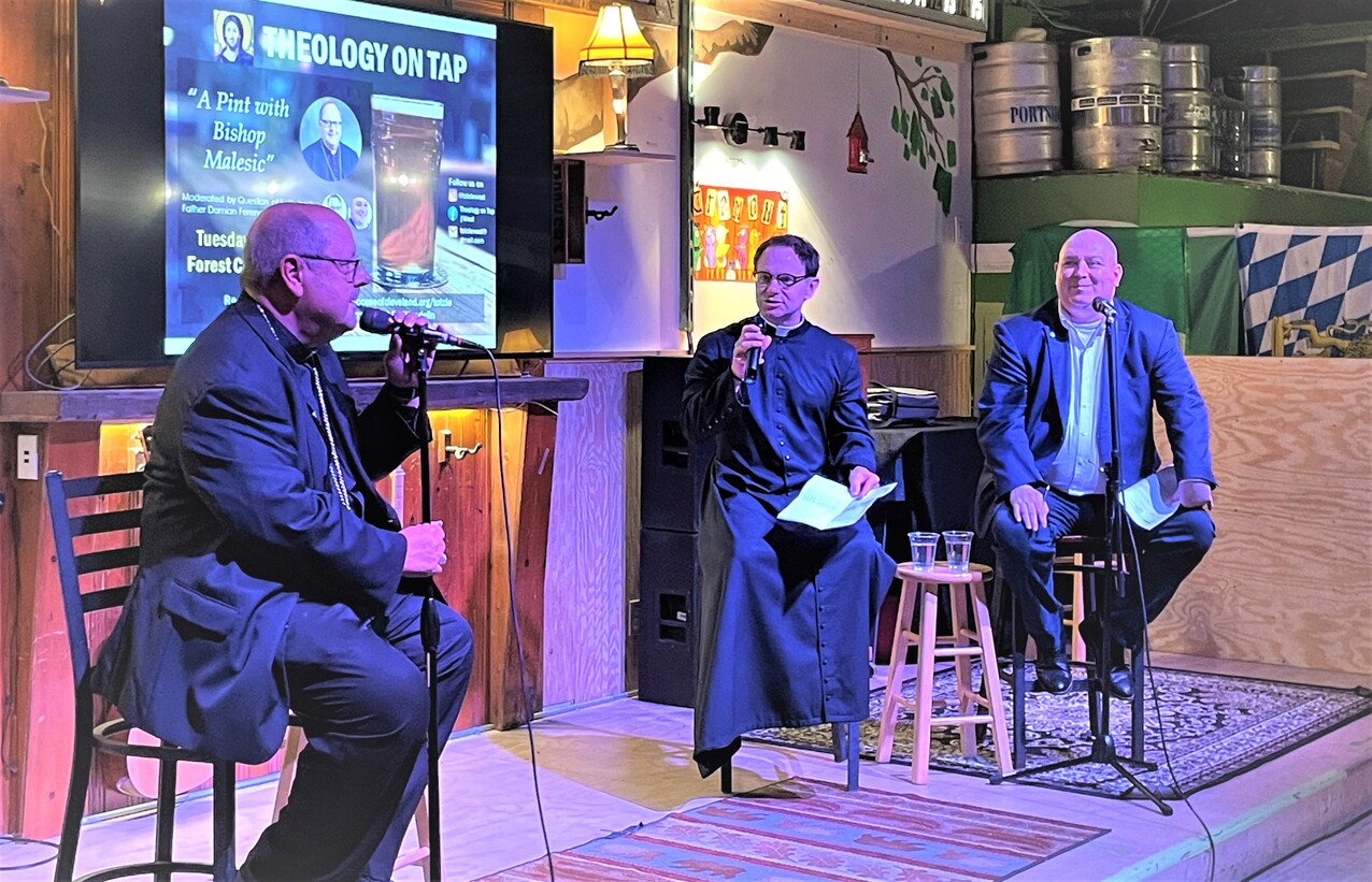 ‘A Pint with Bishop Malesic’ program  renews Theology on Tap