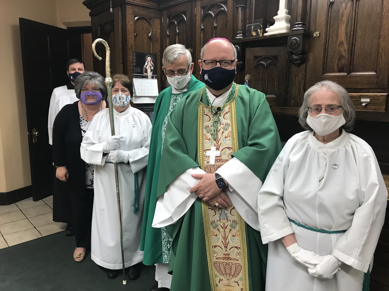 Bishop Malesic celebrates Mass during visit to St. John Nepomucene Parish