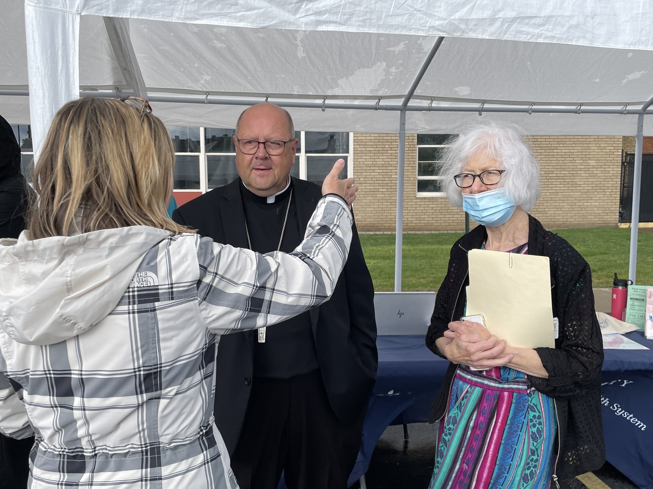 Bishop helps St. Vincent Charity Medical Center celebrate patronal feast day