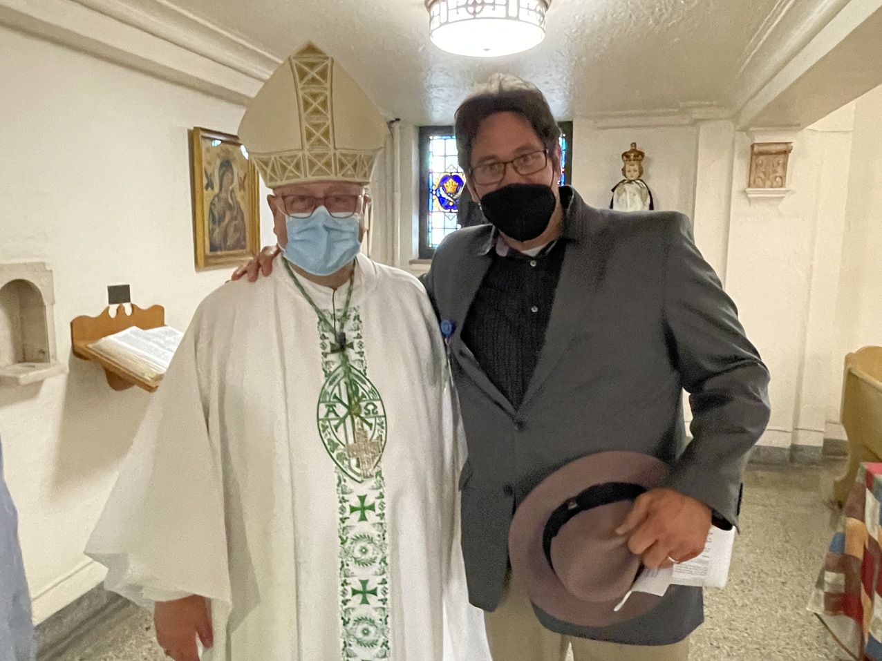 Bishop helps St. Vincent Charity Medical Center celebrate patronal feast day