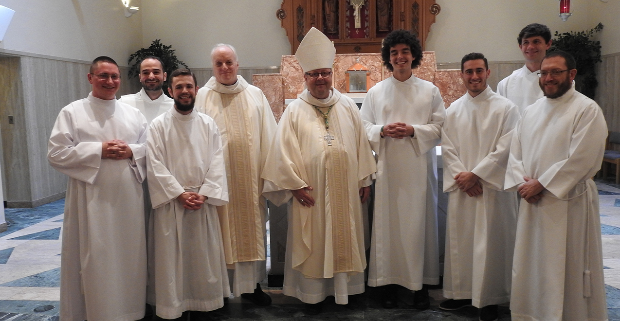 Eight seminarians instituted as lectors by Bishop Bonnar of Youngstown