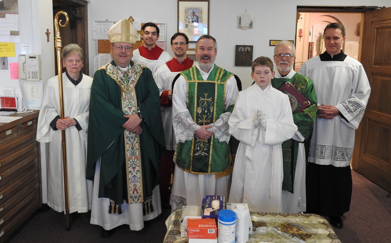 Bishop visits SS. Peter and Paul, St. Therese parishes in Garfield Heights