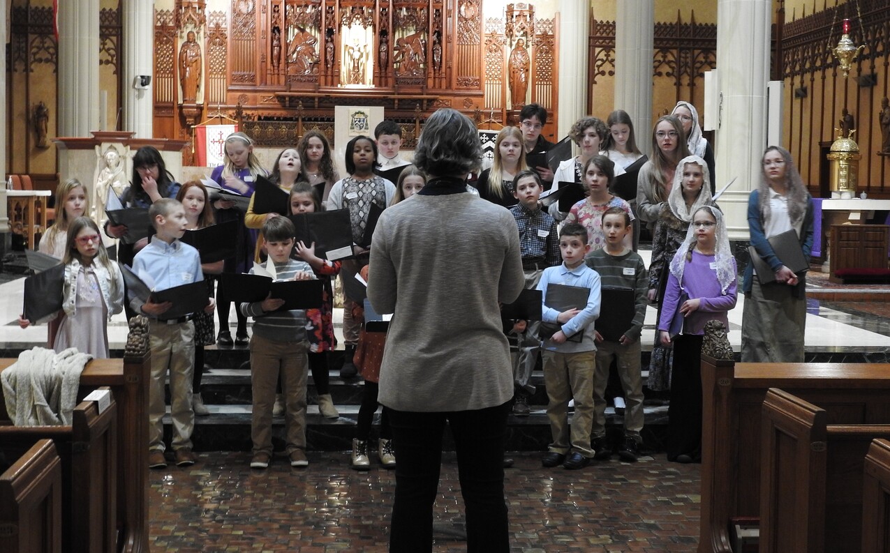Singing at cathedral Mass culminates Diocesan Children’s Choir Festival 