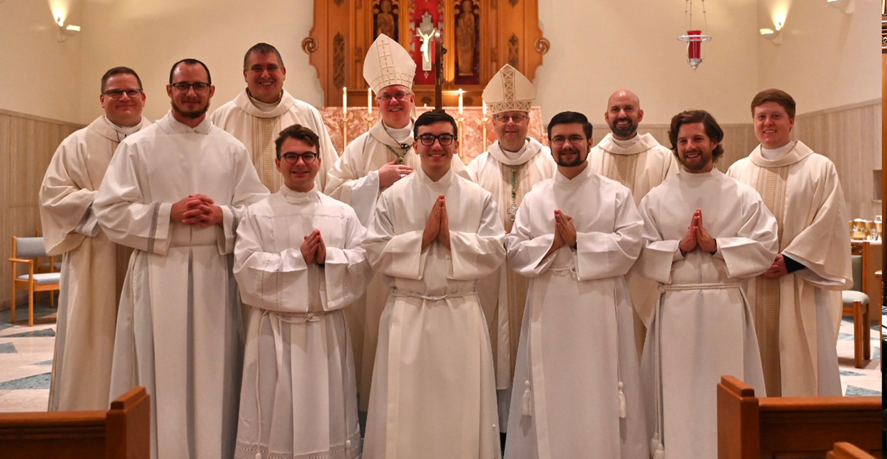 Five seminarians instituted into ministry of lector