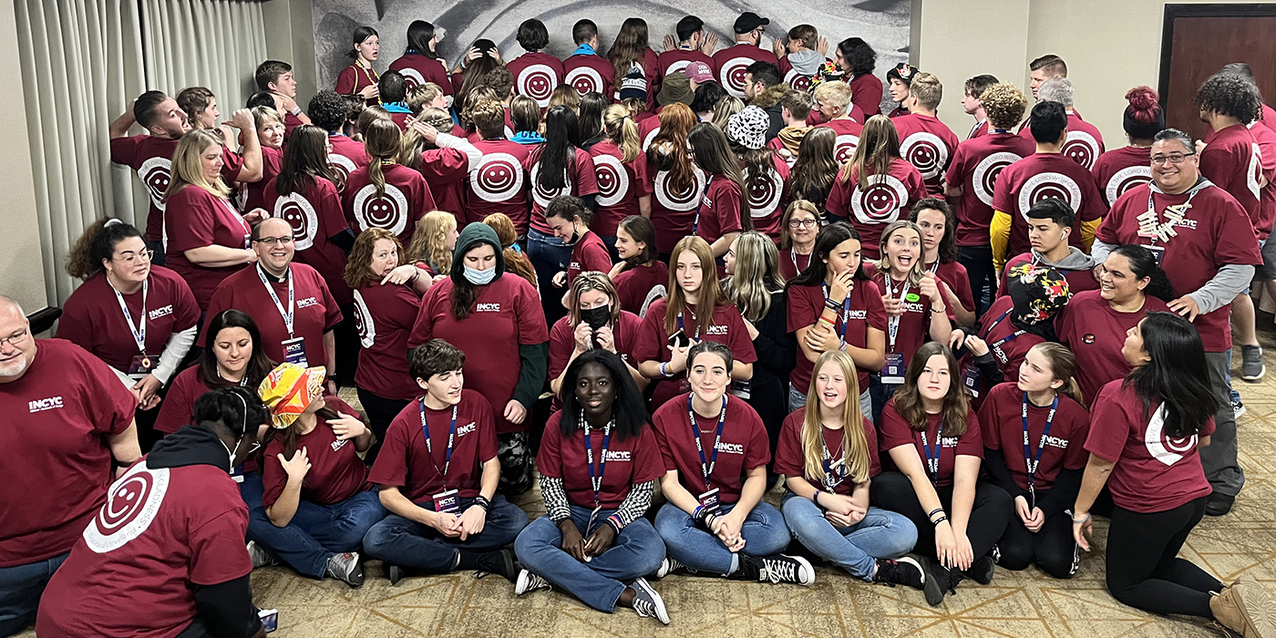 Diocesan teens enjoy mingling with bishop at 2021 NCYC conference