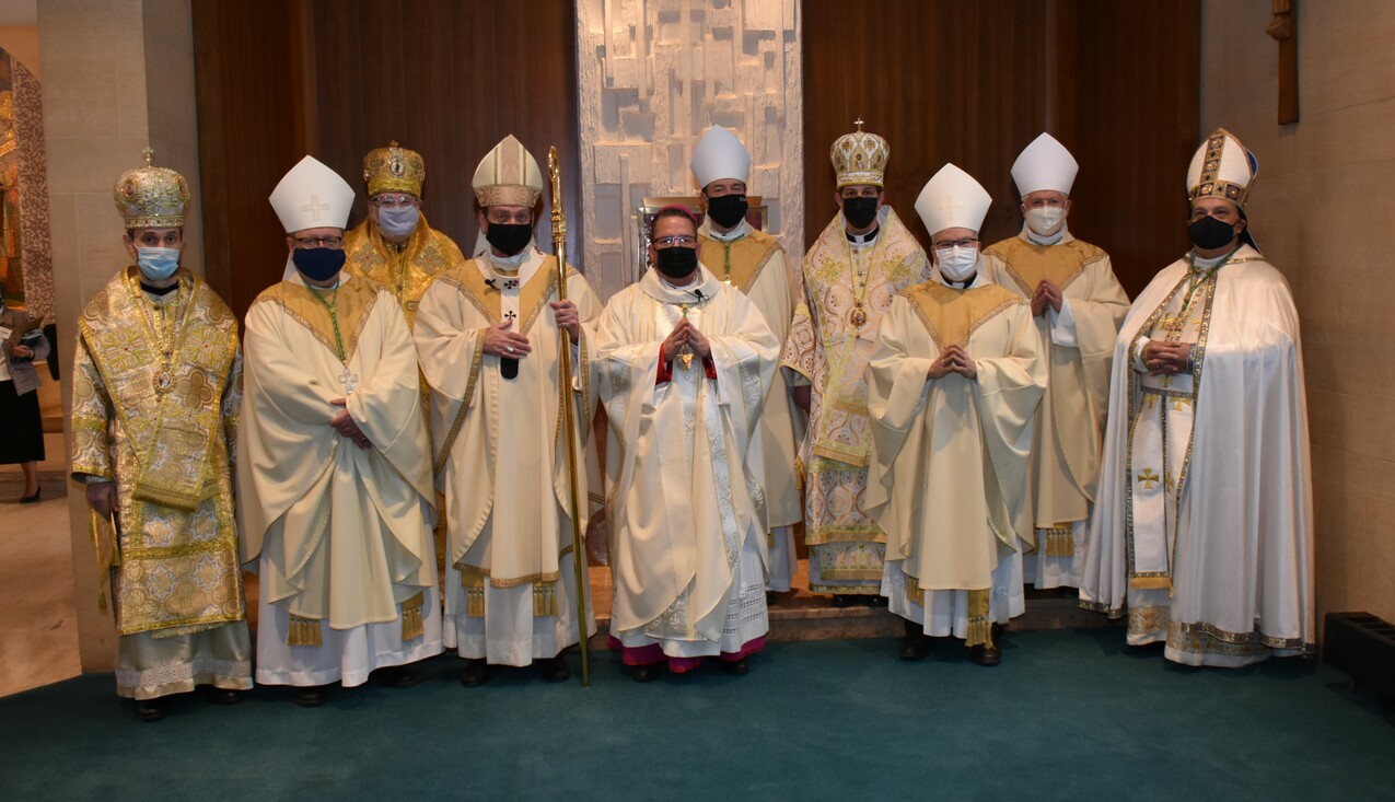 Bishop Malesic attends ordination, installation of Youngstown Bishop David Bonnar