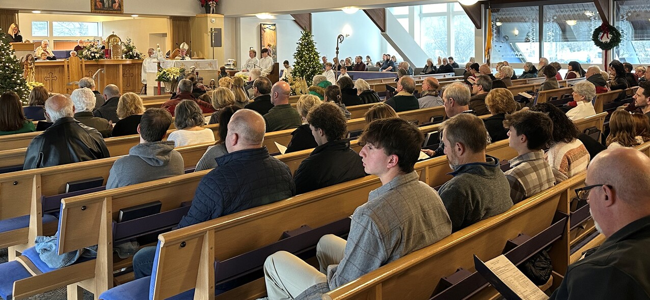 Bishop Woost visits Guardian Angels Parish for Mass, blesses renovated ...