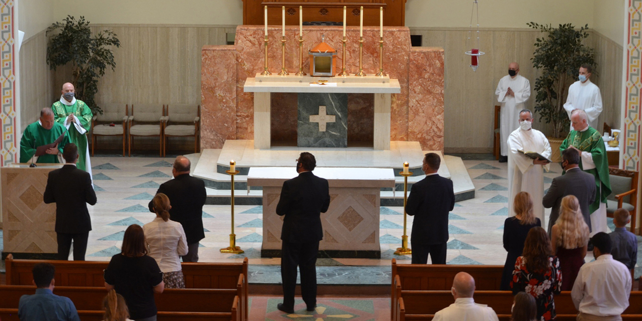 Five men admitted to candidacy for permanent diaconate