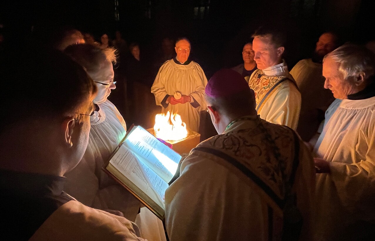 Church welcomes new members during Easter Vigil 
