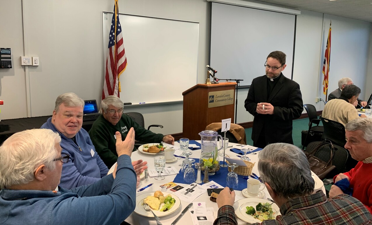 Father Ference shares evangelization vision with First Friday Forum of Lorain County