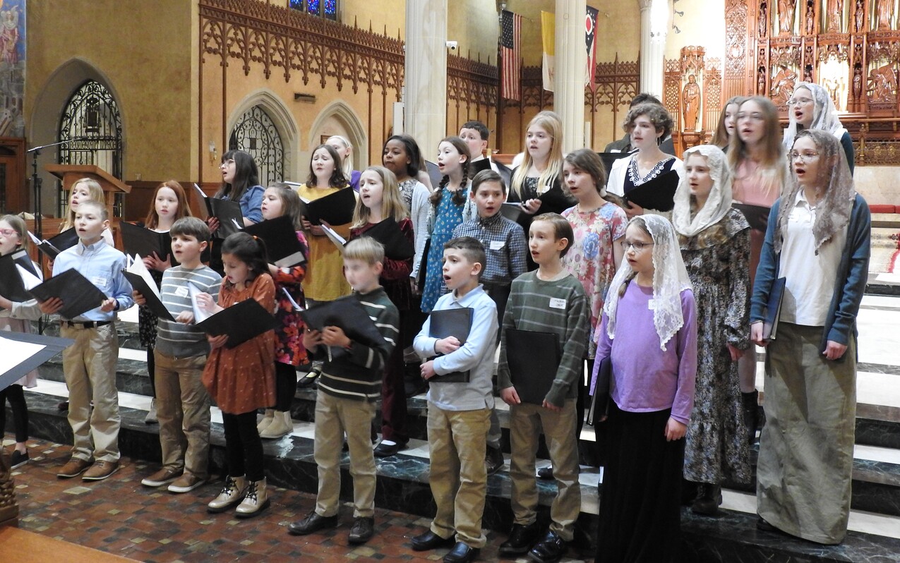 Singing at cathedral Mass culminates Diocesan Children’s Choir Festival 
