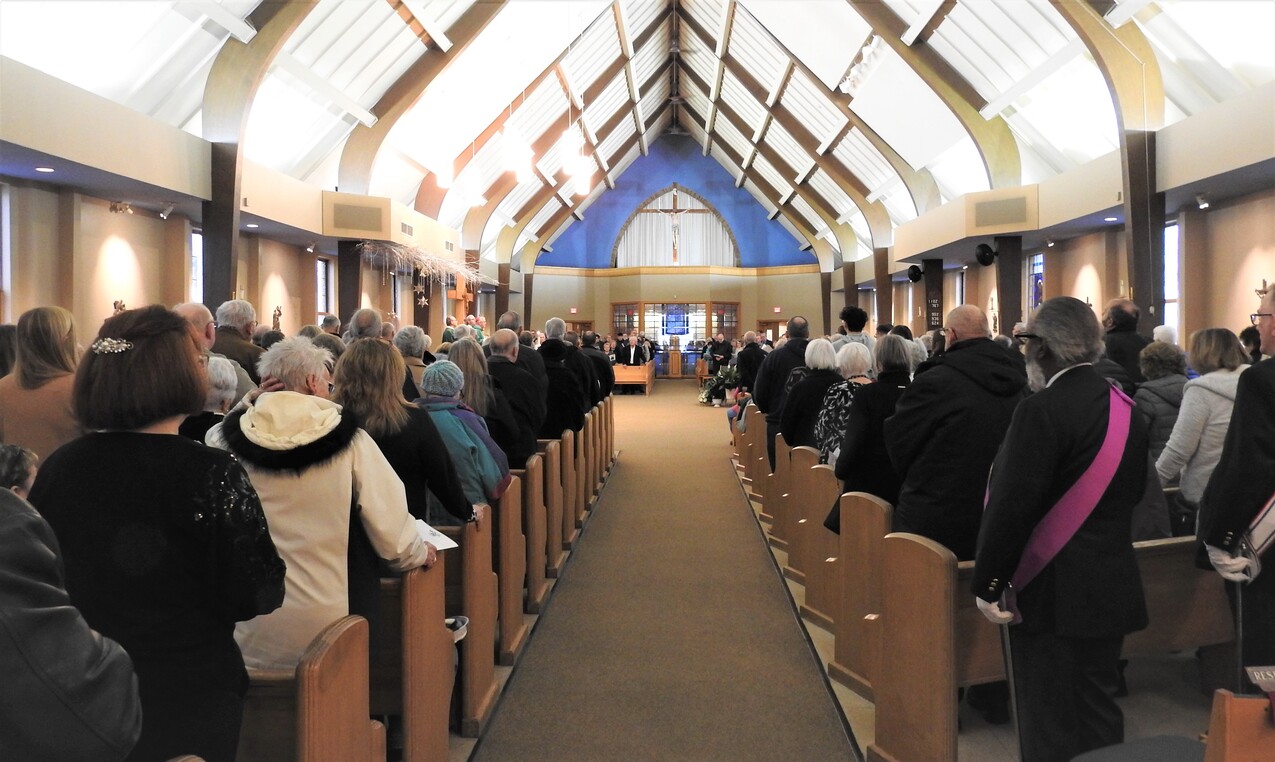 Bishop Woost helps St. Mary Magdalene Parish mark 75 years