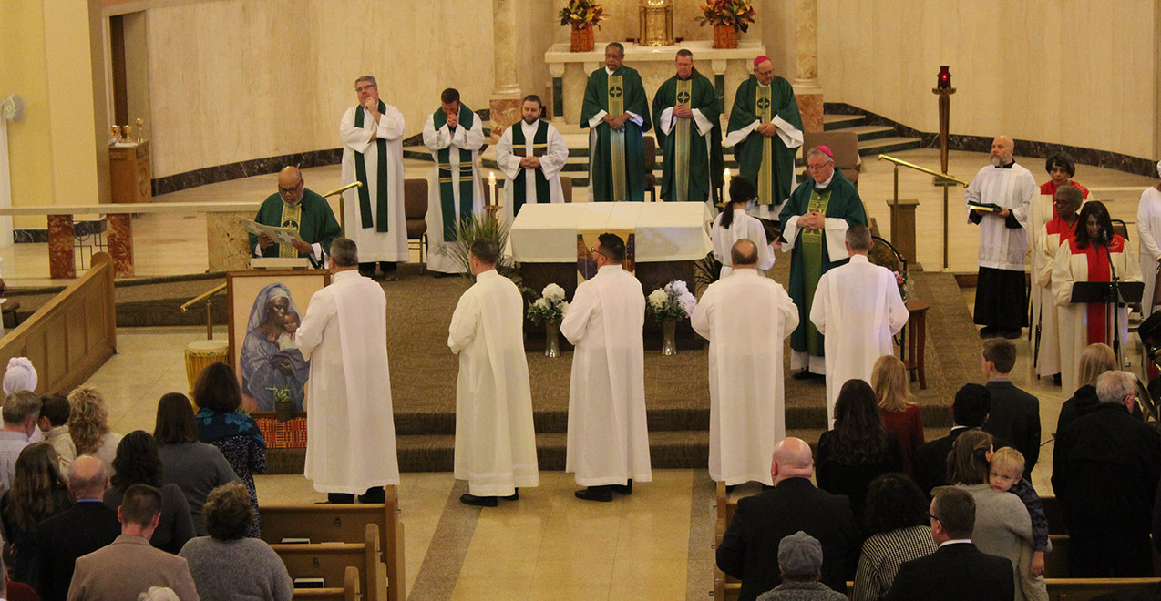 Diaconal candidates called to ministry of acolyte