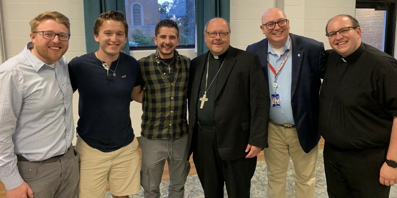 Parma Young Adult Pod hosts kickoff event with Bishop Malesic at St. Charles Borromeo